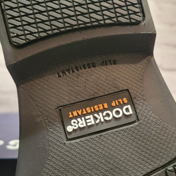 Dockers Men's Townsend Slip Resistant Faux Leather Comfort Boots - Picture 8 of 8